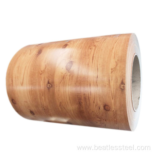 Wood Grain Printed Steel Coil Color Steel